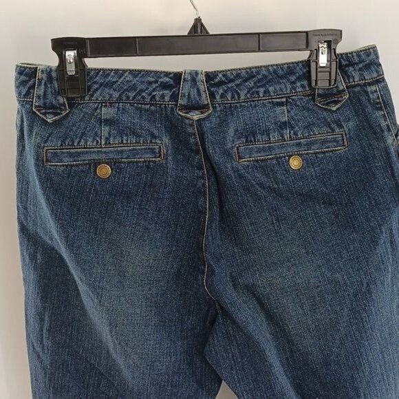 Ralph Lauren Womens 6 Blue Denim Jeans Mid Rise Straight Leg Classic Fit Pants - Picture 5 of 6